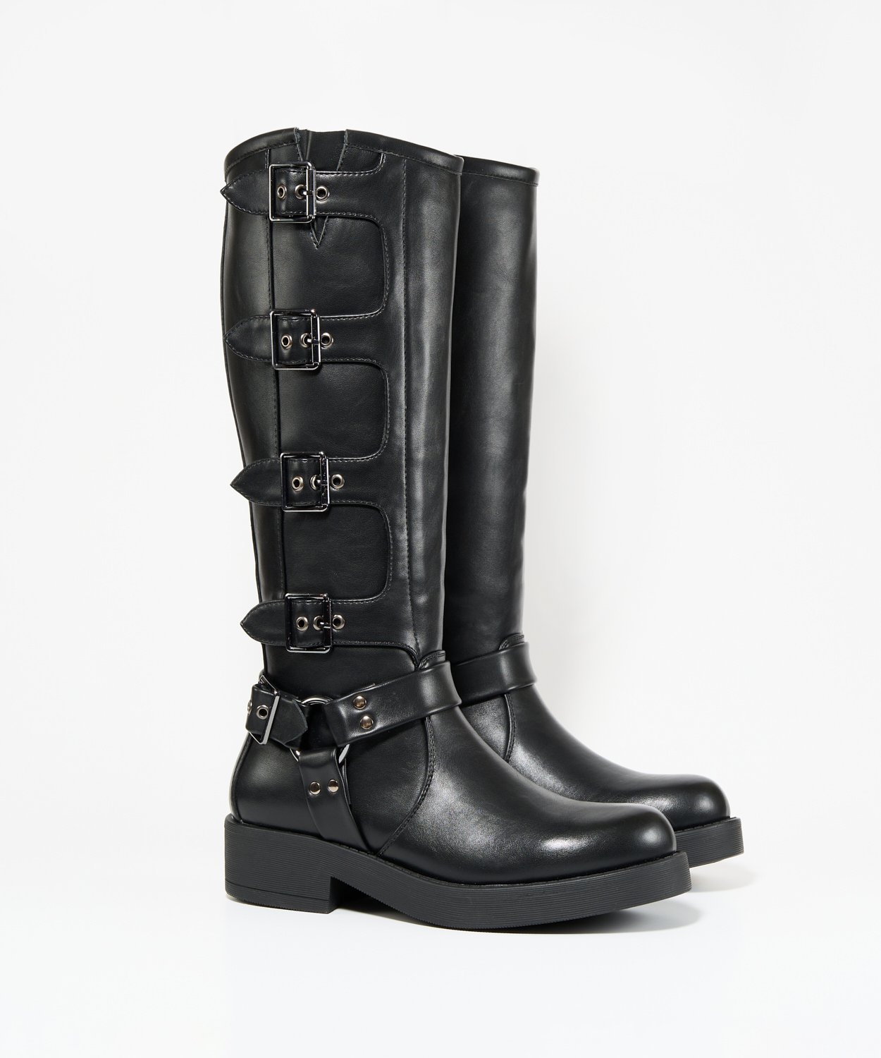 Bota biker hebillas image number null